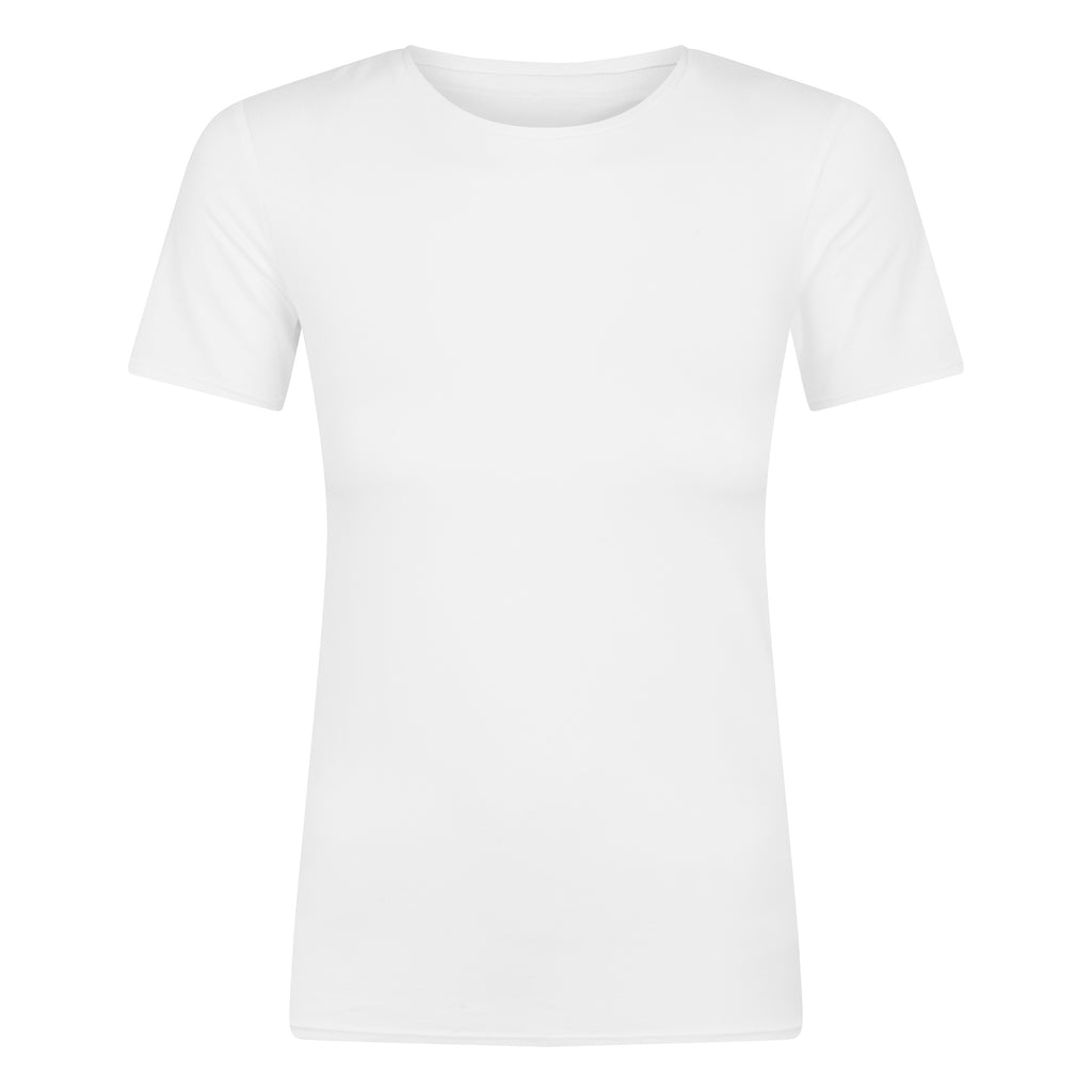 Biały t-shirt damski